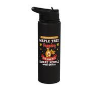 Maple Tree Tapping Hobby Sugaring National Maple Syrup Day Stainless Steel Insulated Water Bottle