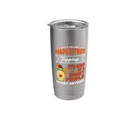 Maple Tree Tapping Smart Hobby National Maple Syrup Day Stainless Steel Insulated Tumbler