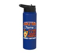 Maple Tree Tapping Smart Hobby National Maple Syrup Day Stainless Steel Insulated Water Bottle