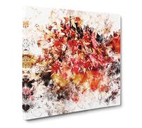 Maple Tree Vol.1 Watercolour Canvas Print | Gallery Wrapped 30mm Frame Wall Art | 14x14 inches | Ready to Hang | Modern Landscape Picture | Living Room Bedroom Lounge Office