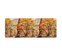Maple Trees in The Canyon Printed Extra Large Mouse Pad 12x31.5in for Office, Gaming, and Learning - Durable, Comfortable, and Environmentally Friendly