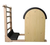 Maple Wood Ladder Barrel Pilates Reformer with PU Material, Full Body Workout