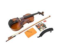 Maple Wood Violin 4/4, Retro Finish, Rosin Box, Complete String Accessories - Classic Acoustic Design, Gift Ready, Ideal for Beginners (AV-04 bright 4/4 violin)