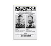 Maplecaroov Prison Break TV Series12 Posters Wall Art Canvas Vintage Music And Movies Aesthetic Poster Decorative Painting Living Room Bed Room Decor12x18inch(30x45cm) Unframe-style