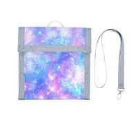 Maplerich Kids Trifold Wallet for Boys&Girls 4-12Years, Velcro Wallet with Card Holders, Perfect Children's Birthday Gift - Toddler Wallet for Boys, Trifold Wallet for Kids, starry, Fashion