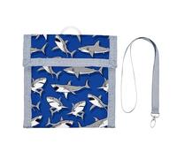 Maplerich Kids Trifold Wallet for Boys&Girls 4-12Years, Velcro Wallet with Card Holders, Perfect Children's Birthday Gift - Toddler Wallet for Boys, Trifold Wallet for Kids, shark, Fashion