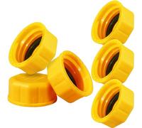 Mapleza Durable Replacement Gas Cap for Midwest Gas Cans - Gas Can Lid for 1/2/3 Gallon Gasoline Cans,Optimized design with reduced height for better sealing(pack of 6)