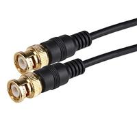 Maplin 1.5m BNC Male to BNC Male Coaxial Cable for video signals, CCTV, DVR, attenuator, function generators, portable ham radio antenna scanners