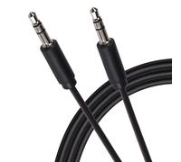Maplin 3.5mm Aux Stereo 3-Pole Jack Plug to 3.5mm 3-Pole Jack Plug Cable - Black, 2m