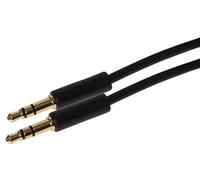 Maplin 3.5mm Aux Stereo 3 Pole TRS Jack Plug to 3.5mm 3 Pole TRS Jack Plug Cable 3m