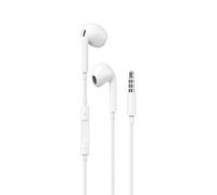 Maplin Wired Earbuds 3.5mm Jack, Built-in Microphone & Controls, TPE Cable, 1.2m, Compatible with Laptops, Gaming Controllers, Smartphones & more