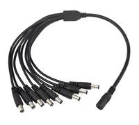 Maplin 8 Way Power Splitter Cable DC 1x Female 8x Male 5.5 x 2.1mm Plu