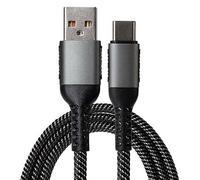 Maplin USB C to USB-A Cable Braided 60W, 1m, Charging and Syncing, for Apple MacBook, iPad Pro, iPad Air, iPhone 15, Samsung Galaxy phones, Microsoft Surface, Google Pixel and more