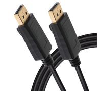 Maplin DisplayPort To Display Port Cable 4K Ultra Hd 1.5m Black