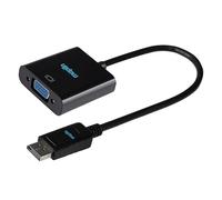 Maplin DisplayPort to VGA Female Connector Port Adapter, 0.23m Cable