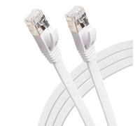 Maplin RJ45 CAT6 UTP Flat Ethernet LAN Cable - White. 0.3m