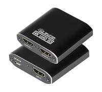 Nikkai HDMI Splitter 1Port In 2 Port Out 1080p 60Hz - Black
