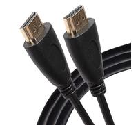 Maplin HDMI to HDMI 4K Ultra HD 30Hz Cable with Gold Connectors - Black