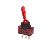 Maplin Illuminated Toggle Switch - Red