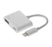 Maplin Lightning Connector Camera Download Adapter USB-A & Lightning Charg Port