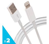 Maplin Premium Lightning to USB-A Cable White, 1m, charging & syncing, for all iPhones 14, 13, 12, 11, SE, iPad Air/Mini (2019), iPad (up to 2021), Airpods (Lightning Case)