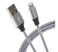 Maplin Lightning Connector to USB-C Cable Braided 27W 1m