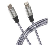 Maplin Super Fast Charging 20W PD Lightning to USB-C Cable White, 3m, Compatible with all iPhones 14, 13, 12, 11, SE, iPad Air/Mini (2019), iPad (up to 2021 generation), Airpod (w/Lightning Case)