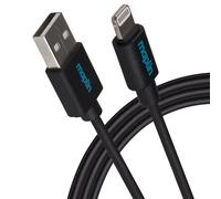 Maplin Premium Lightning to USB-A Cable Black, 0.5m, Apple MFI Certified, for all iPhones 14, 13, 12, 11, SE, iPad Air/Mini (2019), iPad (up to 2021), Airpods (Lightning Case)