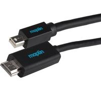 Maplin Mini DisplayPort To Hdmi Cable 3m Black
