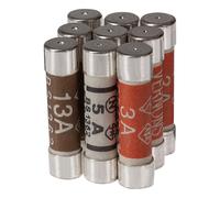 Maplin Mixed Pack of Plug Fuses 3A/5A/13A BS1362 25.4 x 6.4mm - Pack of 9