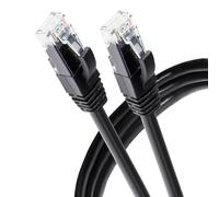 Maplin Outdoor Ethernet Cable 30M Black, CAT6 Gigabit LAN Network Cable RJ45 Copper UTP Compatible with Laptop, PC, CCTV, PS4/5, Xbox, Switch, Modem, Router, Smart TV, Printer, Sky Box, WiFi Extender