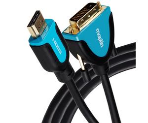 Maplin Premium HDMI to DVI-D Cable - Black, 3m