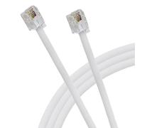 Maplin RJ11 to RJ11 6P4C ADSL Telephone Modem Lead - White, 3m