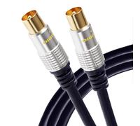 Maplin TV Aerial Cable 5M Coaxial Cable RF Male to RF Male