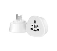 Maplin US Plug to Worldwide Socket Travel Adapter 250V 13A - White