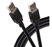 Maplin USB-A to USB-A Cable 1m Black
