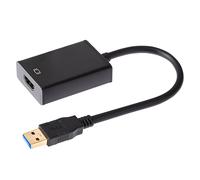 Maplin USB-A to HDMI Adapter V3.0, 15cm Cable