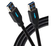 Maplin USB-A 3.0 to USB-A 3.0 Super Speed 5Gbps Cable - Black, 3m