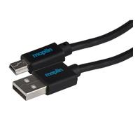 Maplin USB-A to Mini USB-B Cable, 0.75m Black
