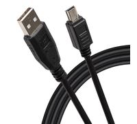 Maplin USB-A to Mini USB-B Cable - Black - 5m
