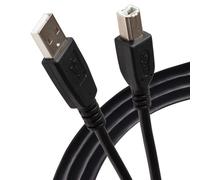 Maplin USB-A to USB-B Cable - Black