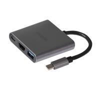 Maplin USB-C Multiport Hub Adapter, 3-in-1 with 4K HDMI @30Hz, USB-C Power Delivery PD Charging 87W, USB-A 3.1 Gen1 for MacBook Air, MacBook Pro, Dell XPS, Lenovo ThinkPad and more