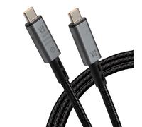 Maplin USB-C to USB-C Cable Braided V5.0 80Gbps 240W PD 8K@ 60Hz Charg