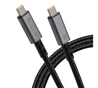 Maplin USB-C to USB-C Cable Braided V5.0 80Gbps 240W PD 8K@ 60Hz Charge and Data 1m, for Apple MacBook, iPad Pro, iPad Air, iPhone 15, Samsung Galaxy phones, Microsoft Surface, Google Pixel, Honor