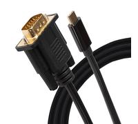 Maplin USB-C to VGA Cable V3.1 Full HD 60Hz supports Alt Mode 1.8m