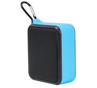Maplin Waterproof Bluetooth Speaker - Portable Wireless Speaker with IPX6 Splashproof Rating, 5W Output, Rubberised Casing, USB & MicroSD Playback, Carabiner Clip, 4-Hour Battery Life