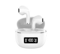 Maplin Wireless Earbuds Bluetooth 5.3, In-Ear, USB-C Charging, LED Display, Built-In Microphone for Music, Calls & Work, Compatible with iOS/Android Devices