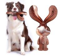 Mapneng Indestructible Dog Toys for Aggressive Chewers, Long Lasting Beef Flavour Nylon Chew Toys, Tough Dog Toys for Medium and Large Dogs, Teeth Brushing and Boredom Brearking (Rabbit)