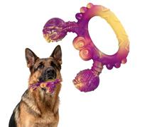 Mapneng Indestructible Dog Toys for Aggressive Chewers, Long Lasting Beef Flavour Nylon Dog Chew Toys, Tough Toys for Medium and Large Dogs, Teeth Brushing and Boredom Brearking (Purple Crab)