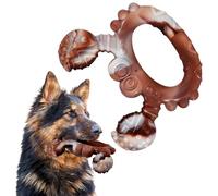 Mapneng Indestructible Dog Toys for Aggressive Chewers, Long Lasting Beef Flavour Nylon Dog Chew Toys, Tough Toys for Medium and Large Dogs, Teeth Brushing and Boredom Brearking (Crab)